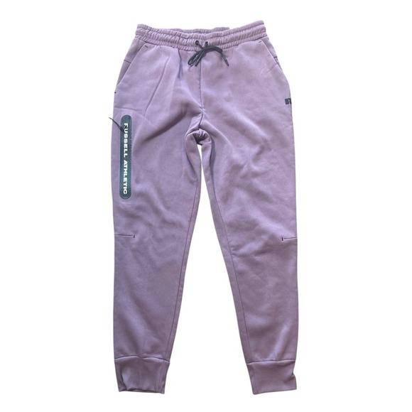 Russell Athletic Sweatpants Mens Large Purple Jogger Fit Zip Pocket NWT - Picture 1 of 10